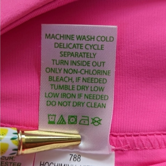 Lilly Pulitzer Fairway Performance Pink Twill Skort | Size 2 - Picture 2 of 6